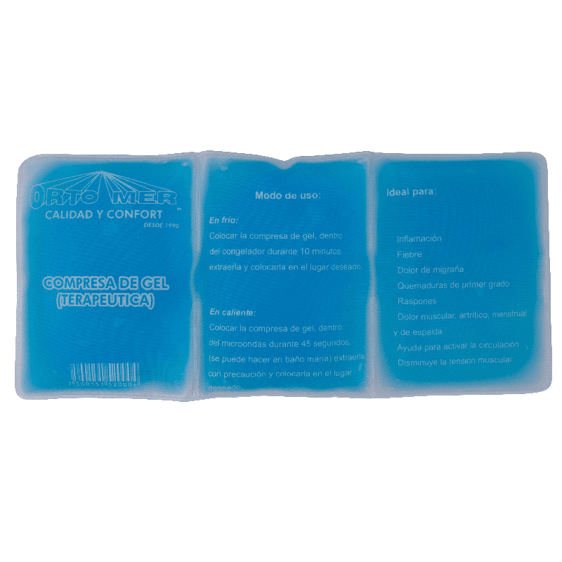 Compresa de Gel Terapéutica para Frio o calor Triple