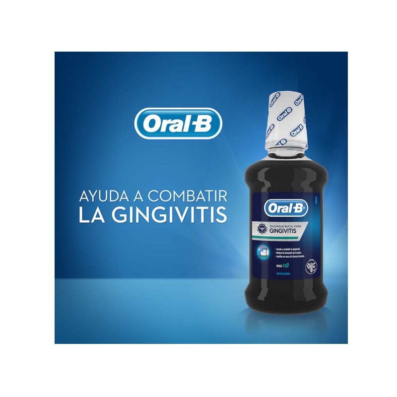ENJUAGUE GINGIVITIS 350 ML ORAL-B