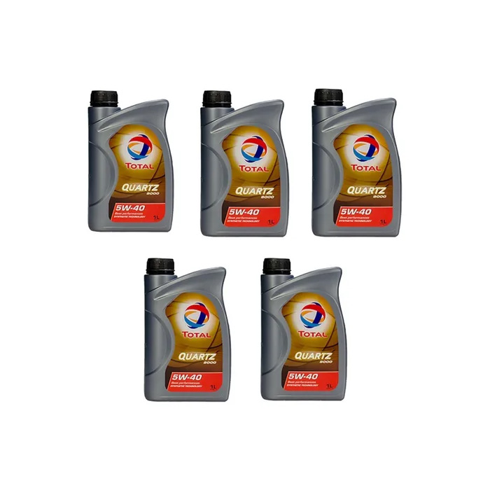 Aceite Sintetico Total 5w40 Motor Diesel Y Gasolina 5 Litros