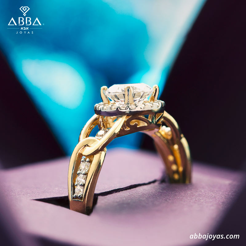 ANILLO DE COMPROMISO GIANNA ORO 10K ABBA JOYAS