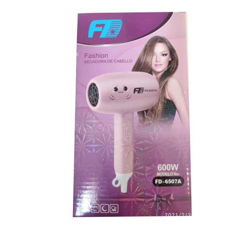 SECADORA DE CABELLO PORTATIL 600w