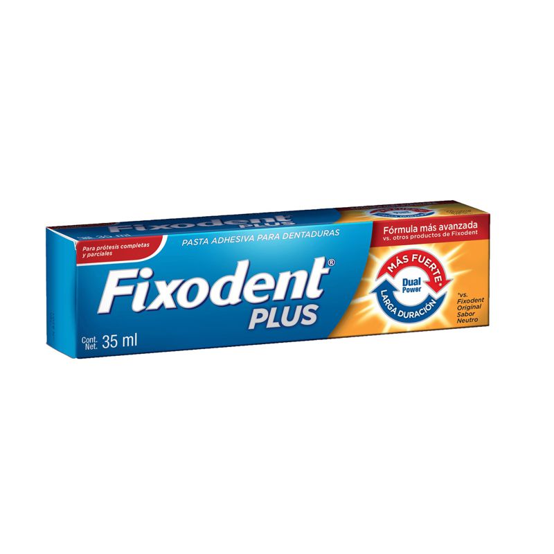 FIXODENT PLUS SABOR NEUTRO 35 ML PLUS.
