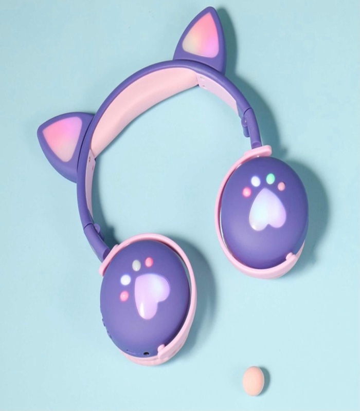 Audífonos inalámbricos Diadema de Gato para niños