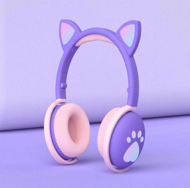 Audífonos inalámbricos Diadema de Gato para niños