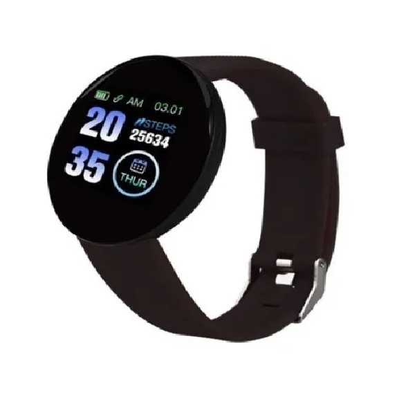 Reloj Inteligente D18 Deportivo Negro