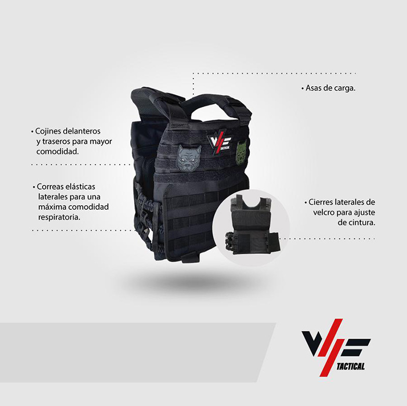 Chaleco de Peso Táctico Crossfit + 2 Placas De 10lb (Rosa Pixeleado)