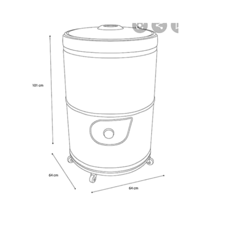 Lavadora Redonda Koblenz LRKF-21P Thalia 21Kg Gris END** ENTREGA SÓLO VÁLIDA EN LA CIUDAD DE MÉXICO Y ZONA METROPOLITANA