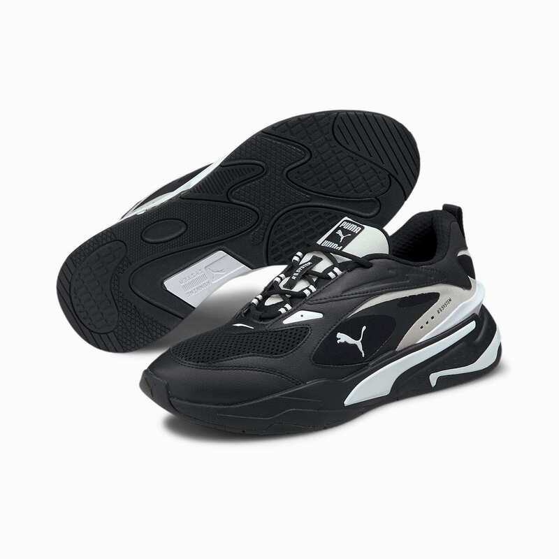 Tenis Puma Rs Fast Negro Blanco de Caballero