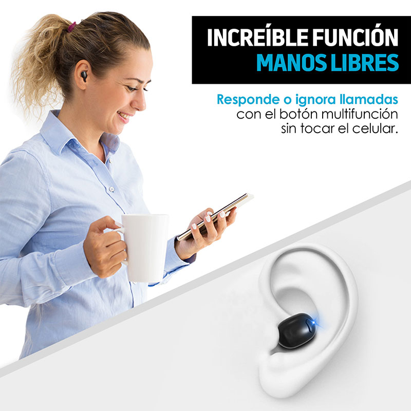 Audífonos Inalámbricos Bluetooth TWS 5.0 Contra Agua Redlemon