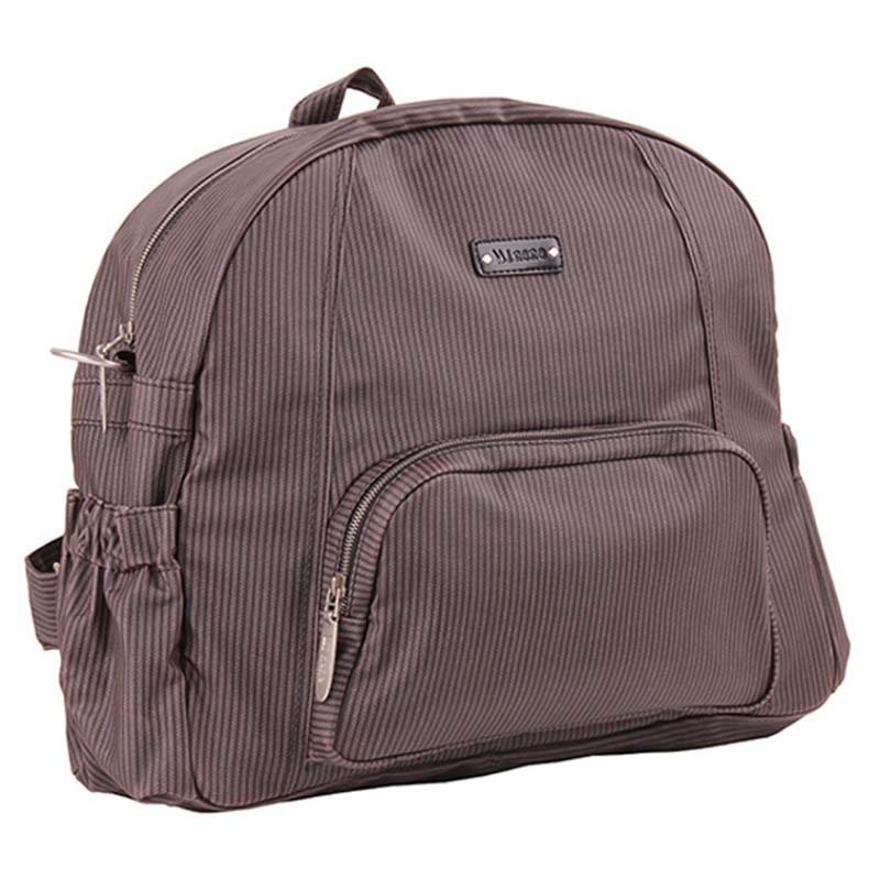 Pañalera Ella (Bolsa, Mochila Y Adaptable A Carriola) Negra