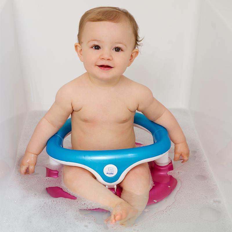 Silla para tina rotho rosa con azul