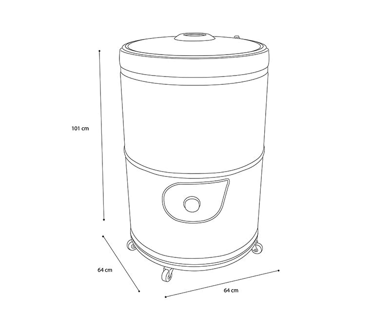 Lavadora redonda Easy LRE21M 21 kg *ORT ENTREGA SÓLO VÁLIDA EN LA CIUDAD DE MÉXICO Y ZONA METROPOLITANA