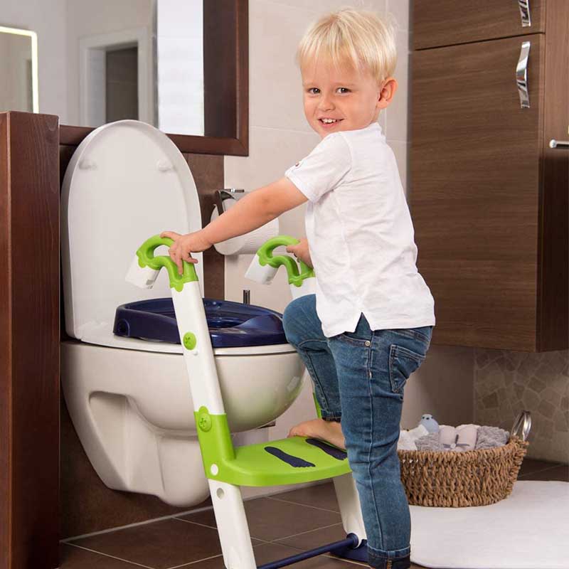 Bañito Entrenador 3 en 1 Kidskit azul con verde