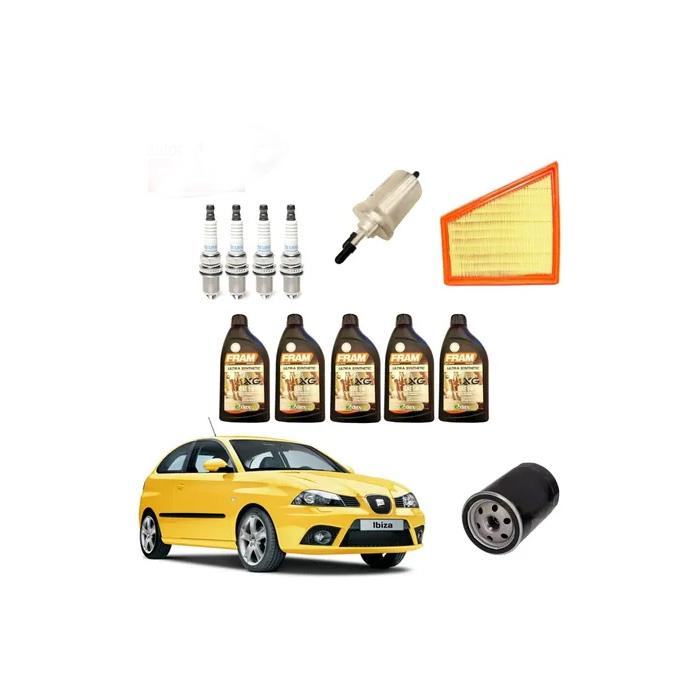 Kit Afinación Seat Ibiza 2.0 Aceite 5w30 Sintetico