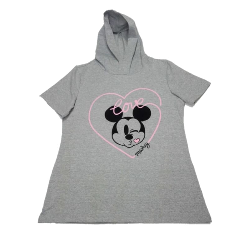 PIJAMA DAMA DISNEY MICKEY MOUSE CON CAPUCHA Y PANTALON ESTILO LEGGING MOD-9274