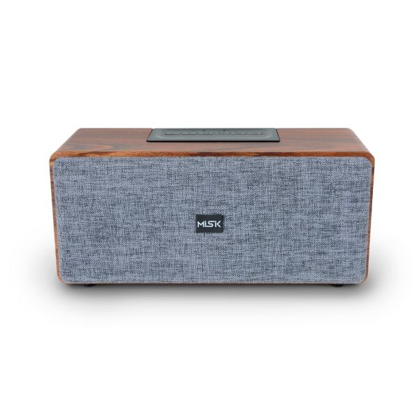 Bocina Bluetooth MISIK MS254 Madera  TWS  USB  SD  FM