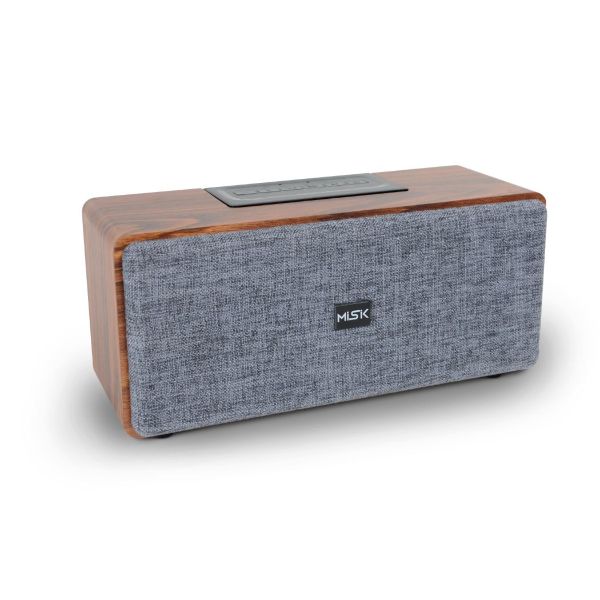 Bocina Bluetooth MISIK MS254 Madera  TWS  USB  SD  FM