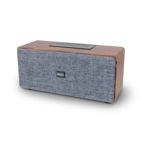Bocina Bluetooth MISIK MS254 Madera  TWS  USB  SD  FM