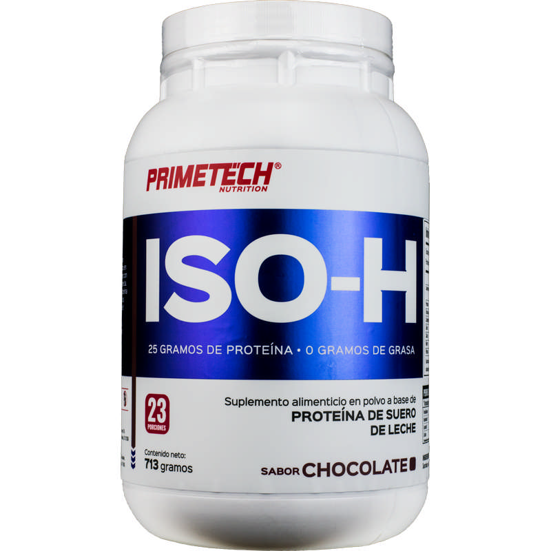 Proteína aislada e hidrolizada ISO-H Chocolate 713 g 23 serv 31 g c/u