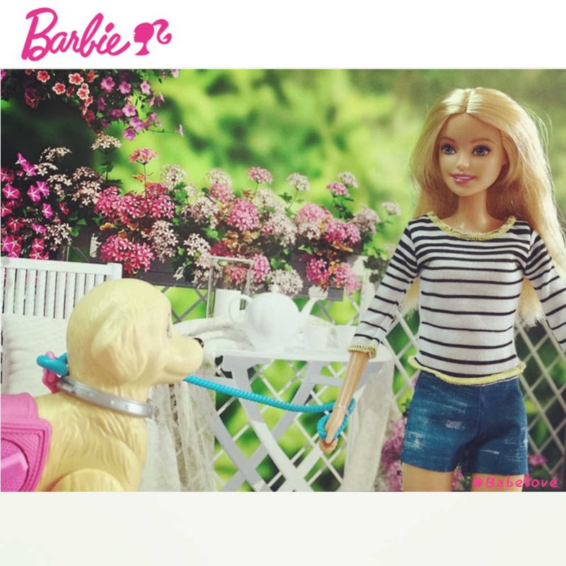 Muñeca Barbie Paseo de Perrito DWJ68 Mattel