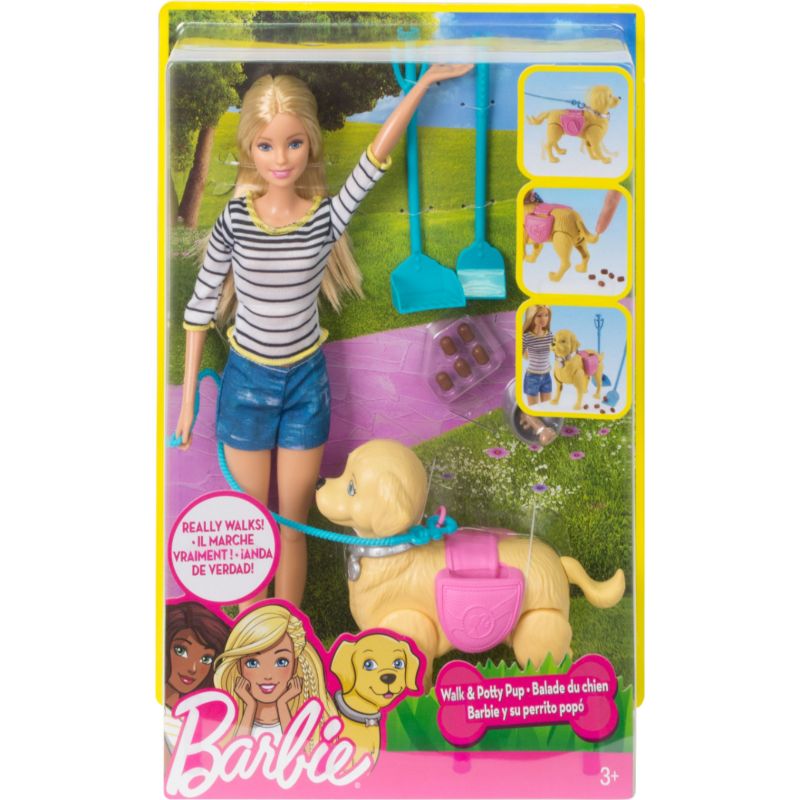 Muñeca Barbie Paseo de Perrito DWJ68 Mattel