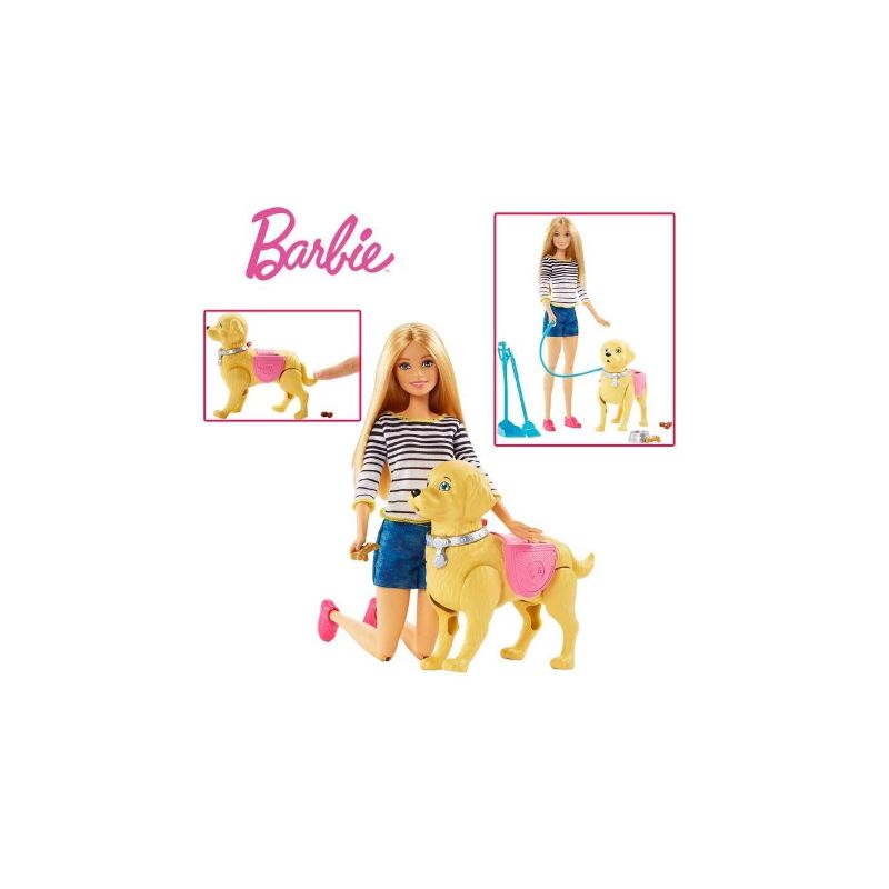 Muñeca Barbie Paseo de Perrito DWJ68 Mattel