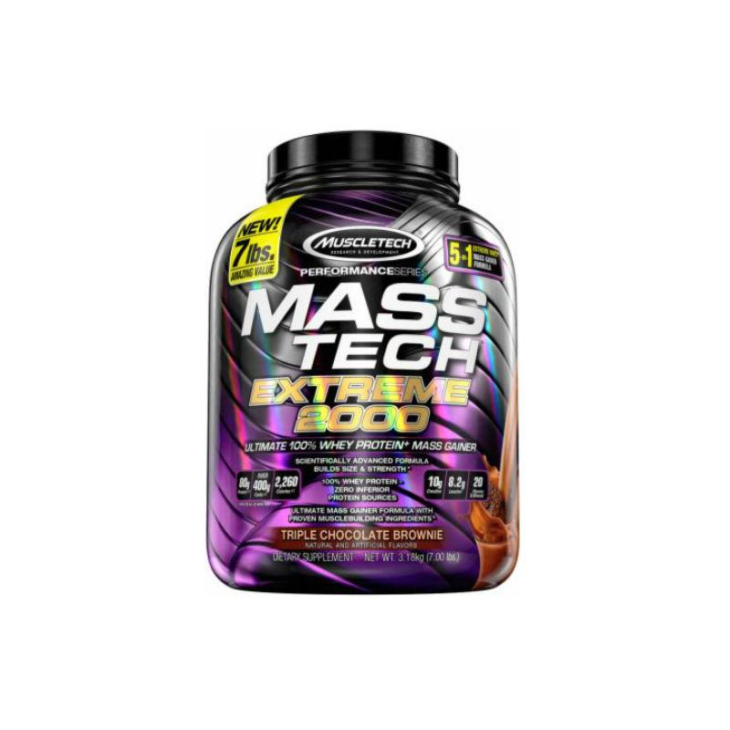 PROTEINA MUSCLETECH MASS-TECH  EXTREME 2000 TRIPLE CHOCO BROWNIE 