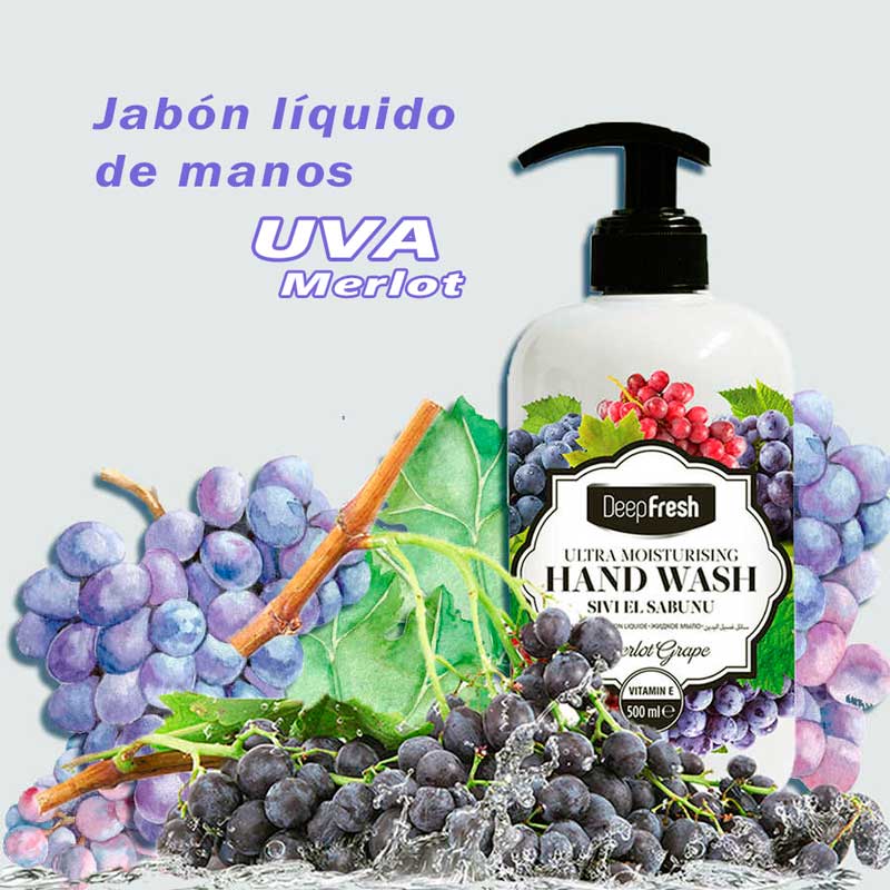 Jabón Líquido Hidratante Deep Fresh Garden Series Pack Mixto de 4 piezas con 500 ml c.u. 
