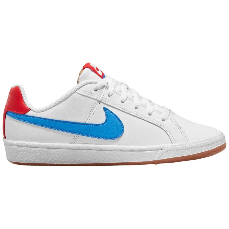 Tenis Original Nike Court Royale Dama Blanco Azul 833535-109