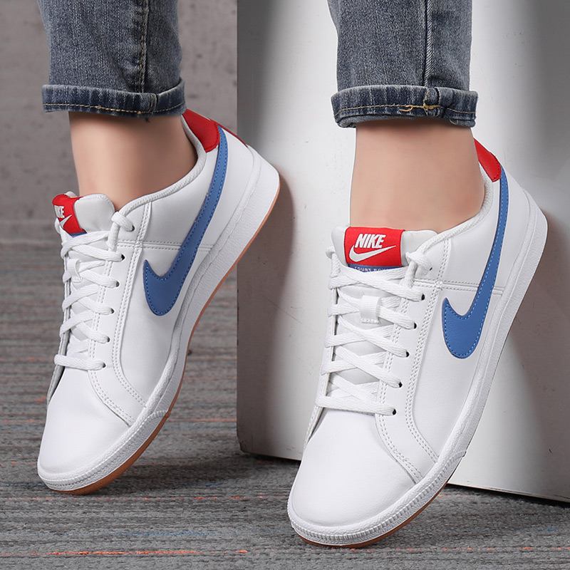 Tenis Original Nike Court Royale Dama Blanco Azul 833535-109