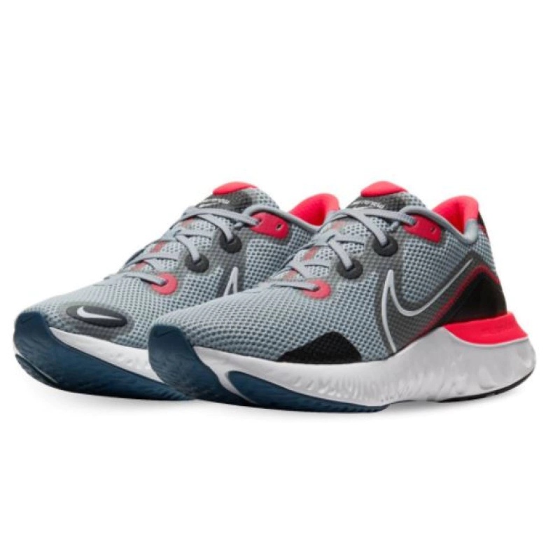 Tenis Original Nike Renew Run Gris Rojo Hombre Correr CK6357-401