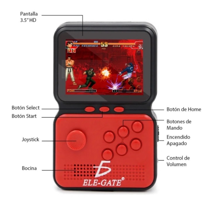 Consola Retro M3 Game Box 900 Juegos Portatil Conexión A Tv