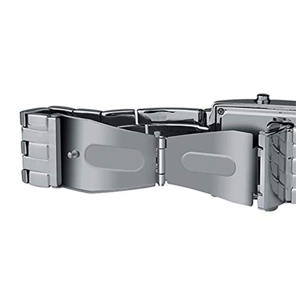 Reloj Binario LED Digital para Hombre Metal Broche Ajustable