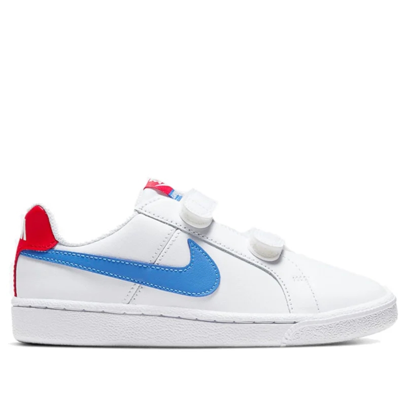 Nike Court Royale Blanco / azul | platanitos.com