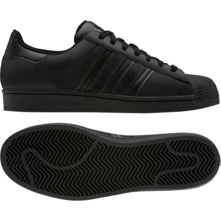 TENIS ORIGINAL ADIDAS SUPERSTAR NEGRO UNISEX EG4957