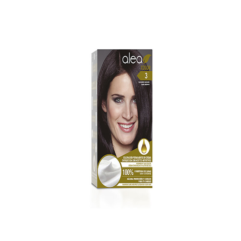 Salerm Alea Tinte Permanente para cabello Tono 3 Castaño Oscuro