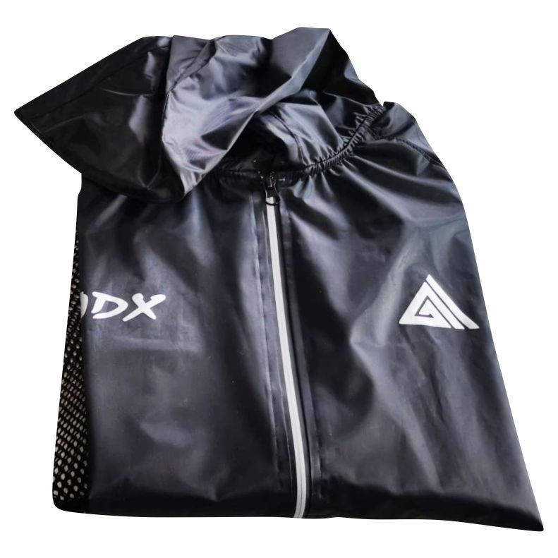 Sudadera Sauna USO RUDO Fabricado en Nylon Con PVC Con Cierre Y Logos Reflex