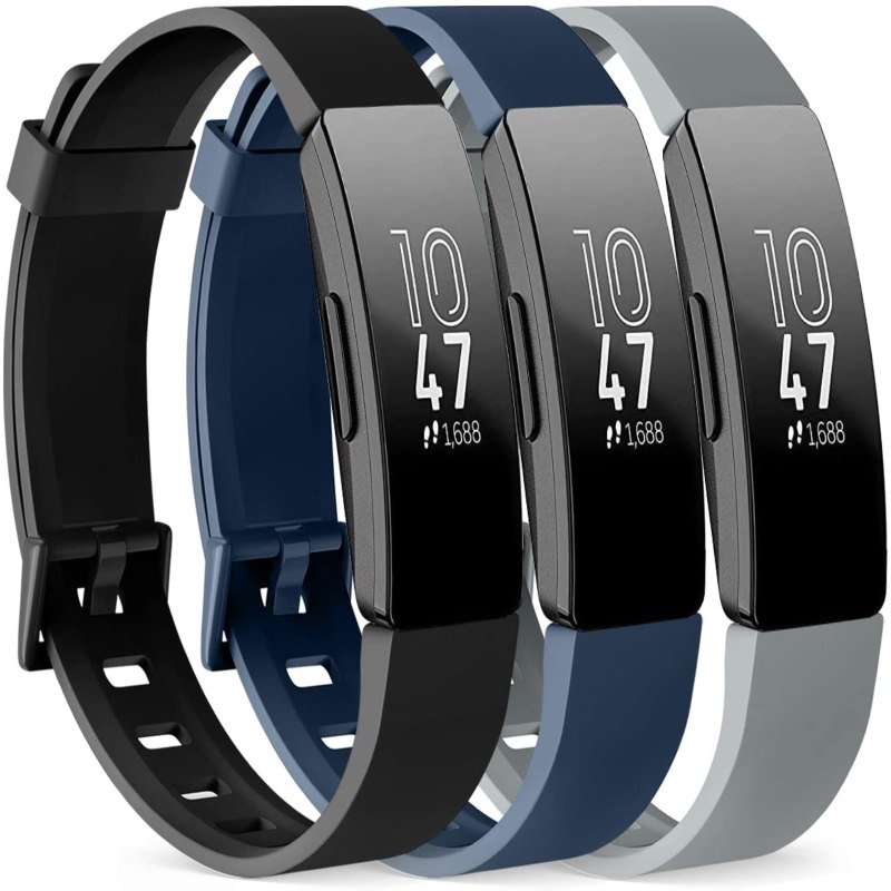 Bandas para Smartwatch Meliya Fitbit Inspire HR 3 Pzs -Gris 