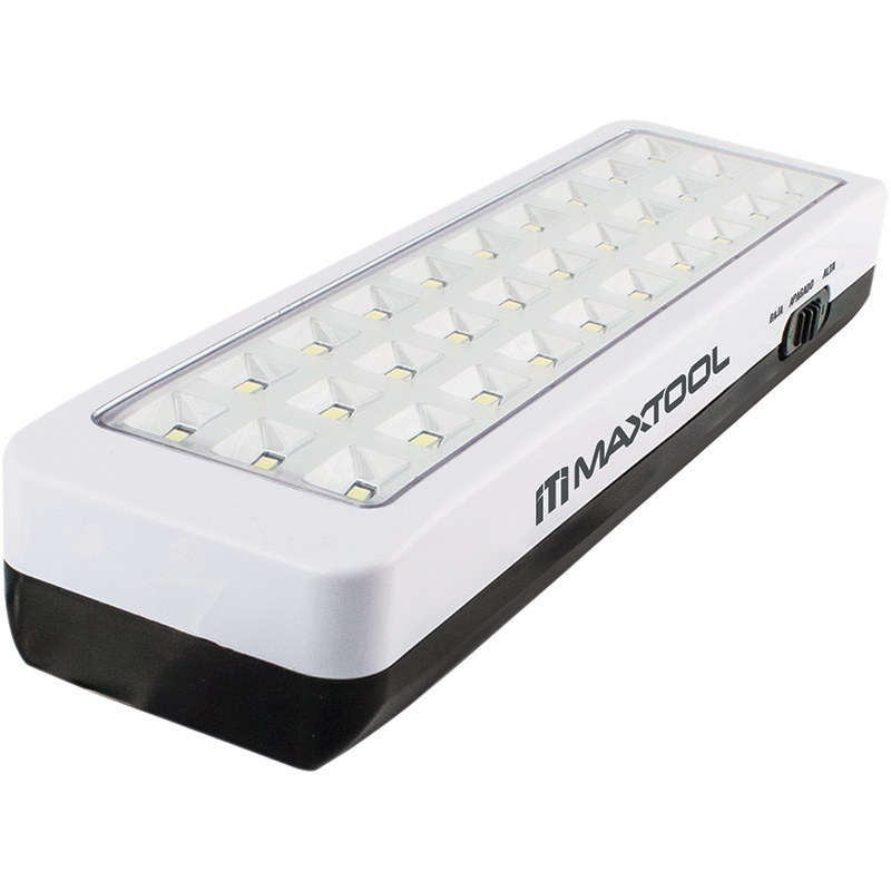 Linterna Recargable Maxtool De Emergencia- 30 Leds