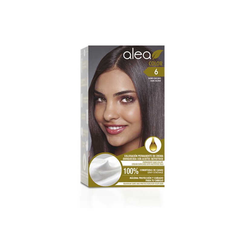 Salerm Alea Tinte Permanente para cabello Tono 6 Rubio oscuro
