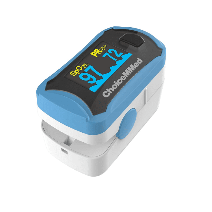 Oxímetro de Pulso de Dedo ChoiceMMed MD300C29 con Pantalla OLED a Color para Adultos y Niños