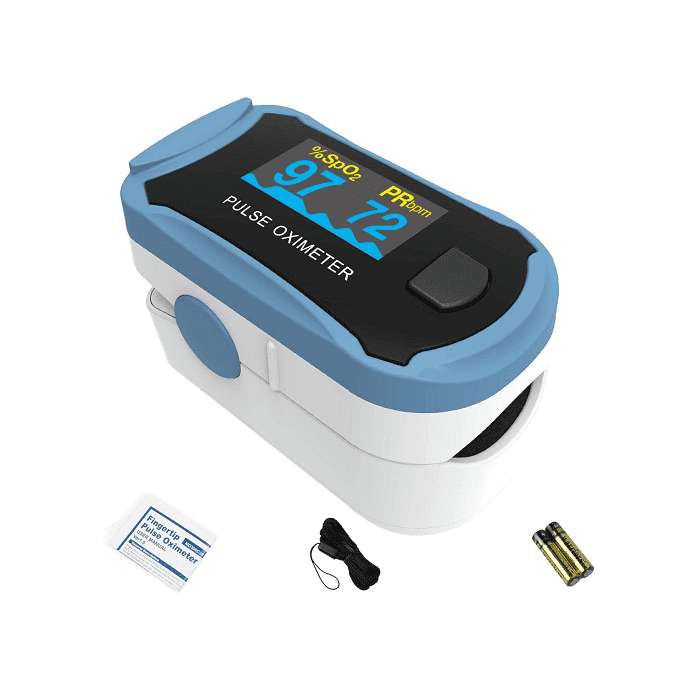 Oxímetro de Pulso de Dedo ChoiceMMed MD300C29 con Pantalla OLED a Color para Adultos y Niños