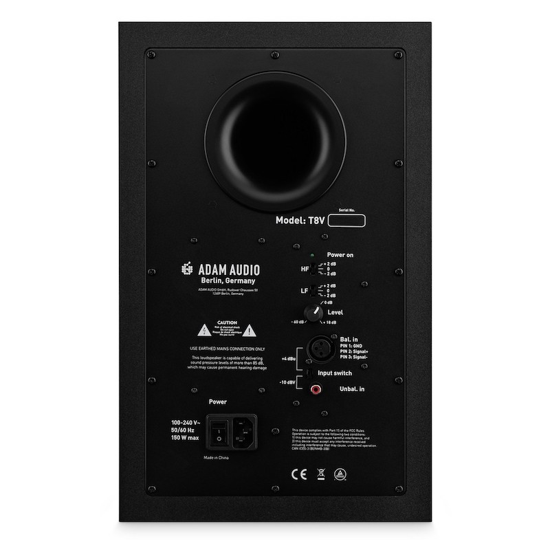 Monitor De Estudio De Grabación Bocina 8 Adam Audio T8v