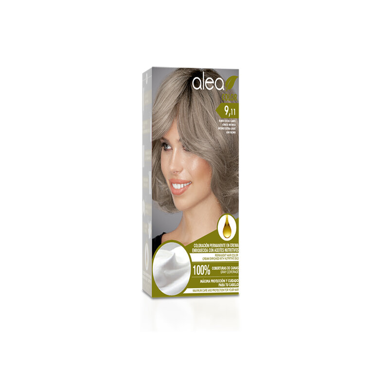 Salerm Alea Tinte Permanente para cabello Tono 9 Rubio muy claro