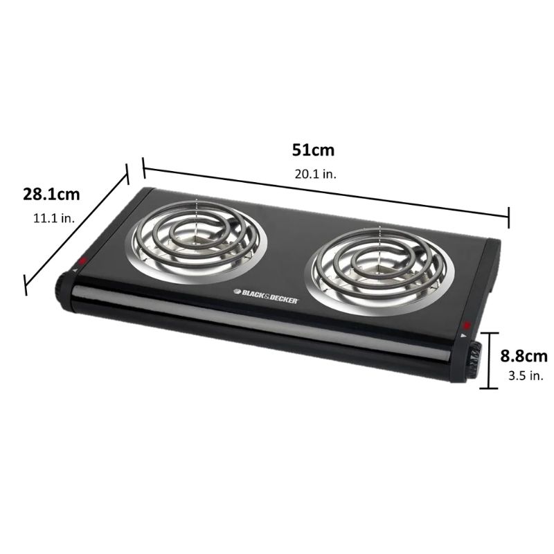 Parrilla Eléctrica Black+decker Db1002b Negra 120v