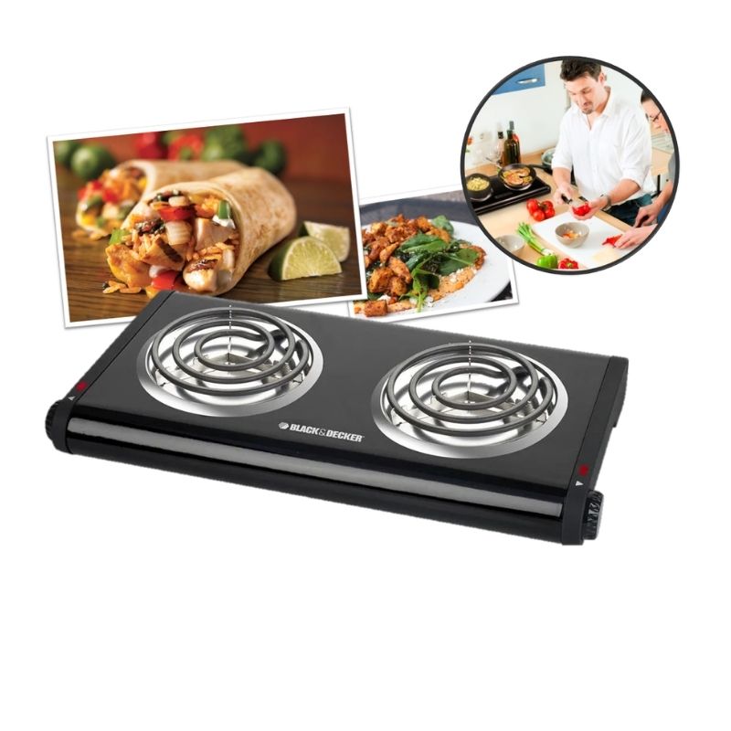 Parrilla Eléctrica Black+decker Db1002b Negra 120v