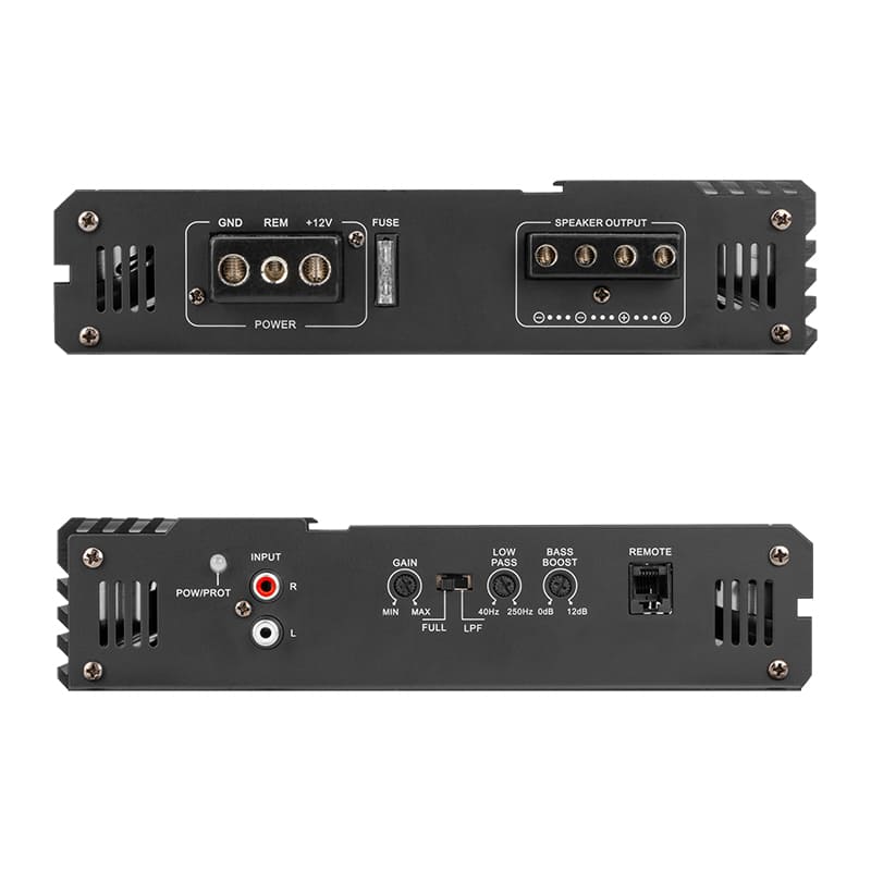 Amplificador Potenza 1600 - 1600w Control De Bajos Remoto- Steelpro