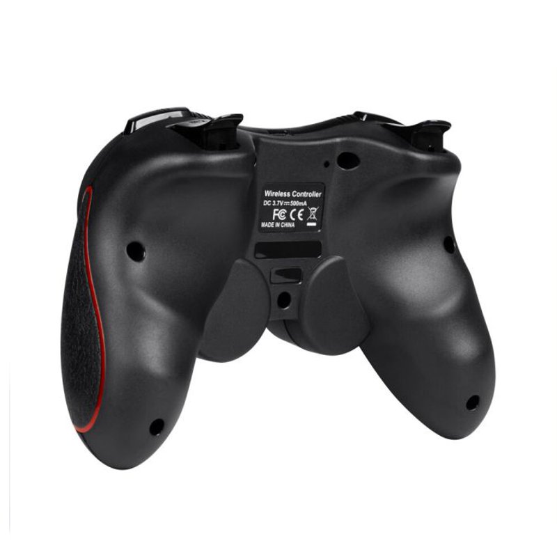 CONTROL GAMEPAD BLUETOOTH PARA CELULAR ANDROID RECARGABLE NEGRO-ROJO