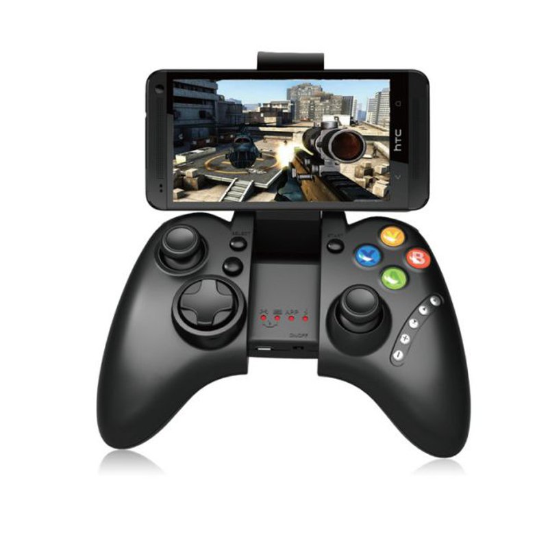 CONTROL GAMEPAD BLUETOOTH PARA CELULAR ANDROID IPHONE WINDOWS RECARGABLE NEGRO