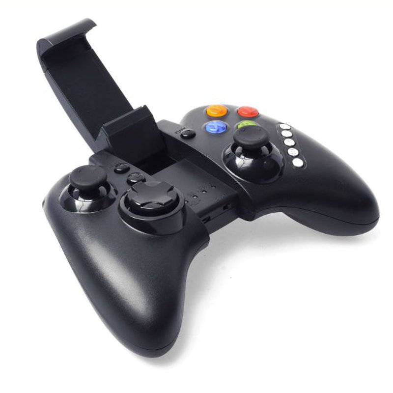 CONTROL GAMEPAD BLUETOOTH PARA CELULAR ANDROID IPHONE WINDOWS RECARGABLE NEGRO